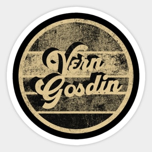 Vern Gosdin Art drawing Sticker